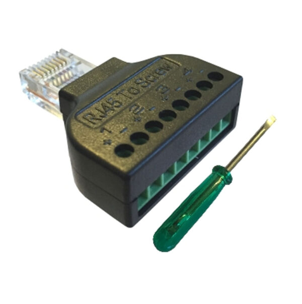 Adaptador RJ45 Macho 8 pinos