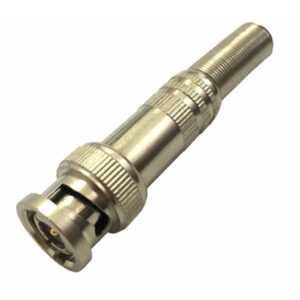 Conector BNC Mola p/Parafuso e Solda