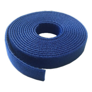 Fita Organizadora de Cabos Dupla Face Azul 3m x 2cm