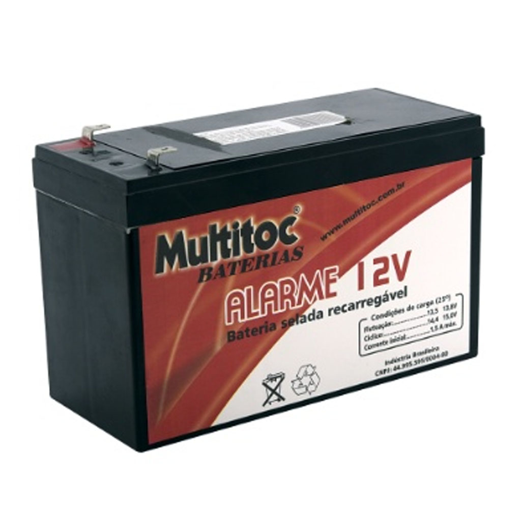 Bateria 12V 7A (PRODUTO ESGOTADO)
