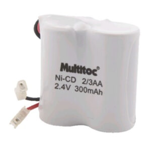 Bateria NICD 2-3AA 2.4V 300mAh