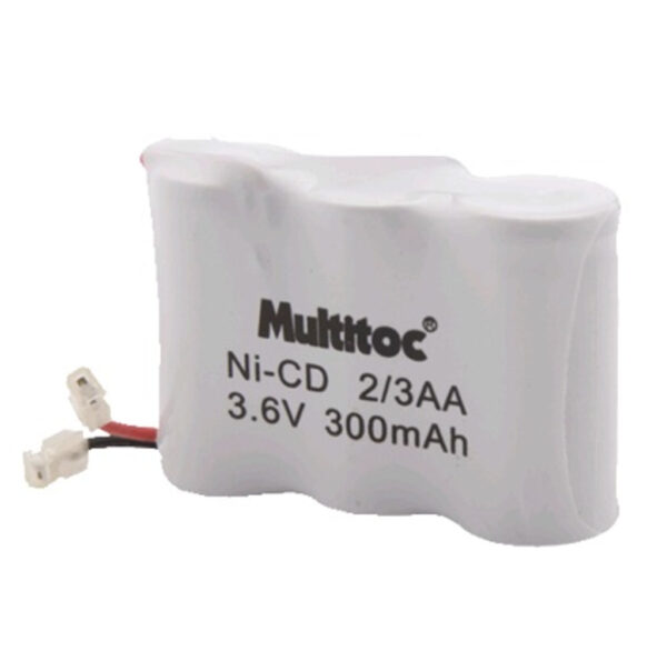 Bateria NICD 2/3AA 3.6V 300mAh