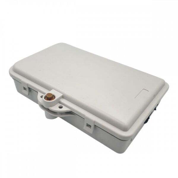 Caixa Atendimento Óptico Mini Cto Ftth 4fo Multitoc Branca - Imagem 4