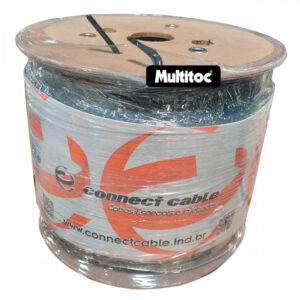 Cabo Híbrido Dupla Blindagem 4 Pares + Alimentação 2x18 AWG Preto - 300m