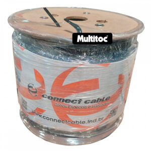 Cabo Híbrido 4 Pares + Alimentação 2x18 AWG Preto - 500m