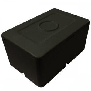 Caixa de Sobrepor CFTV Mini Preta 9x6x4,5cm
