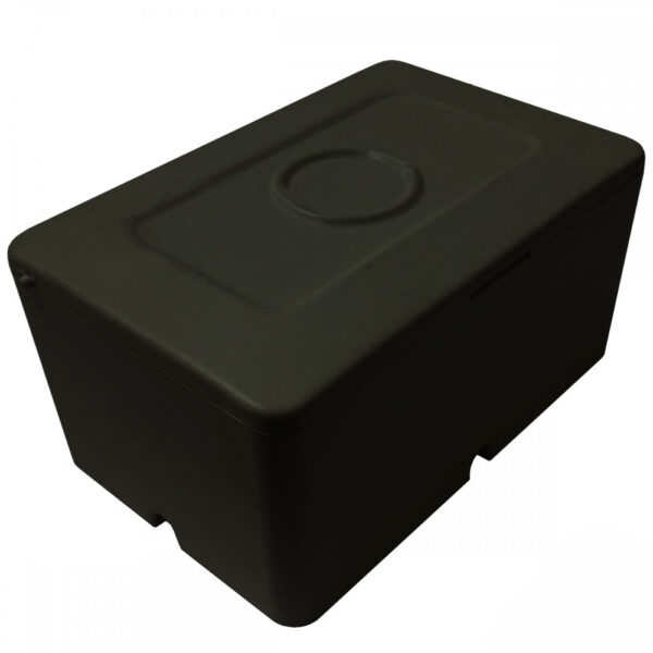 Caixa de Sobrepor CFTV Mini Preta 9x6x4,5cm