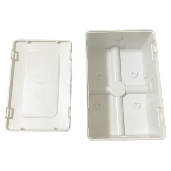 Caixa de Sobrepor CFTV Mini Branca 9x6x4,5cm - Imagem 2