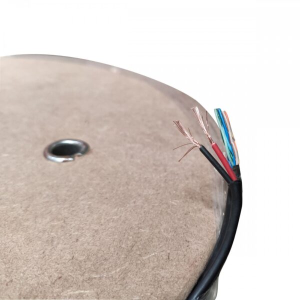 Cabo Híbrido 4 Pares + Alimentação 2x18 AWG Preto - 500m - Imagem 2