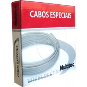 Cabo de Alarme de 4 Vias Branco