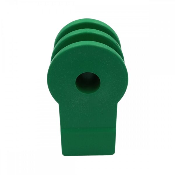 Suporte Plástico com Roldana 2 vias Verde 50 Peças - Imagem 2