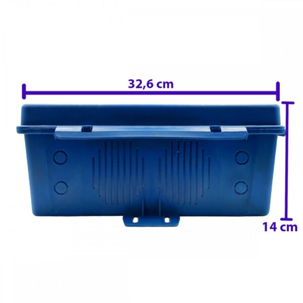 Caixa Hermética Azul Master 376x306x140mm - Imagem 3