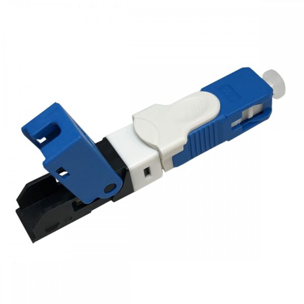 Conector Reutilizável Fibra Óptica Ftth Sc Apc Azul - 50 Unidades + 1 Gabarito - Imagem 3
