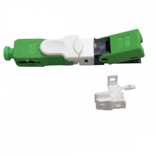 Conector Reutilizável Fibra Óptica Ftth Sc Apc Verde - 50 Unidades + 1 Gabarito - Imagem 3
