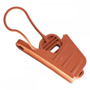 Esticador Mini Cunha para Cabo Drop Vermelho - 50 Unidades