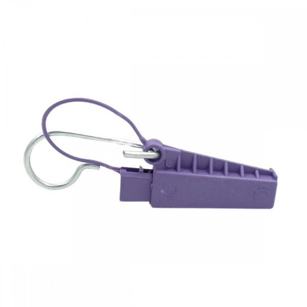 Esticador Cunha para Cabo Drop Roxo - 50 Unidades - Imagem 3