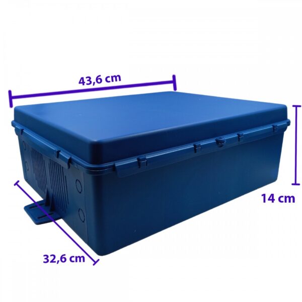 Caixa Hermética Azul Master 376x306x140mm - Imagem 7