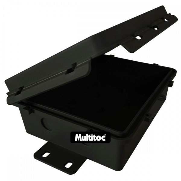 Caixa Hermética Preta Mini 170x135x65mm - Imagem 2