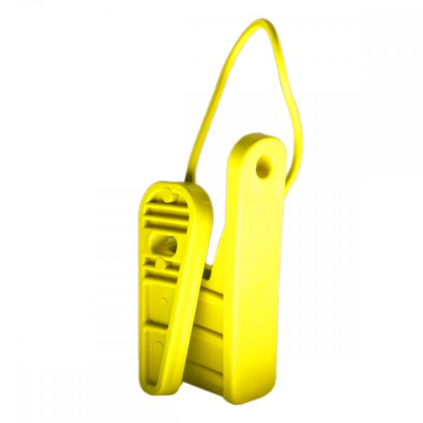 Esticador Mini Cunha para Cabo Drop Amarelo - 50 Unidades - Imagem 4