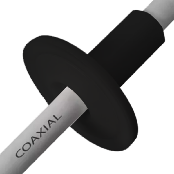 Anel de Vedação para Cabo Coaxial RG6 /RG 59 / cabos CFTV /HD 0,40 /UTP e outros - Imagem 3