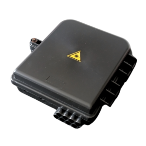 Caixa Atendimento Óptico Mini Cto Ftth 8fo Multitoc Preto