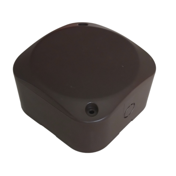 Caixa Premium Sobrepor / Cftv Quadrada Marron